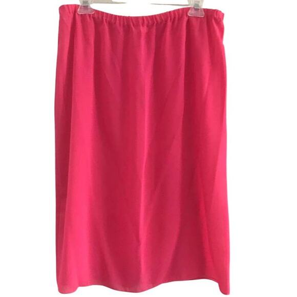 Sheer Hot Pink Vintage Skirt Size Medium - Picture 1 of 5